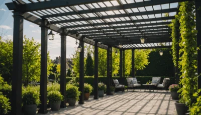 pergola végétalisée